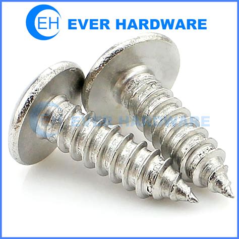 M6 Truss Head Screw Stainless Steel Phillips Self Taping Marine Grade