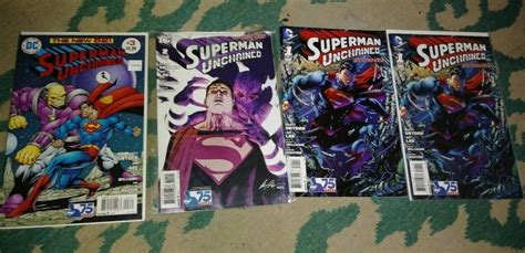 Superman Unchained 1 1 2 3 Variant Covers Dc Comics New 52 Jim Lee