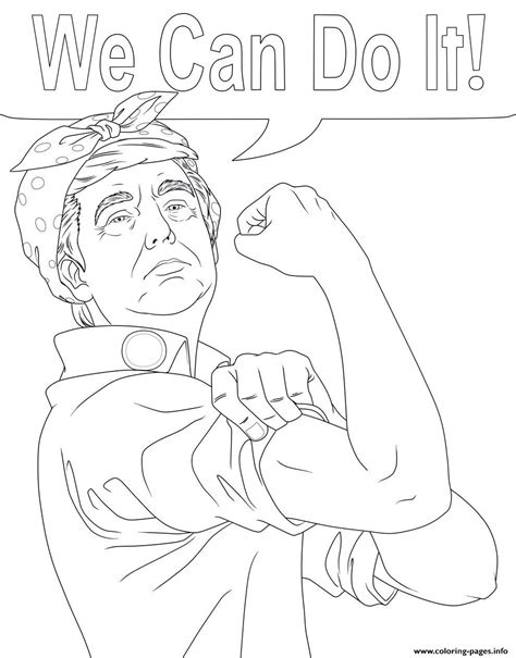 Sep 15, 2020 | diamanda huffman. Donald Trump We Can Do It Coloring Pages Printable