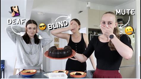 Deaf Blind And Mute Baking Challenge Vlogmas Day 15 Youtube