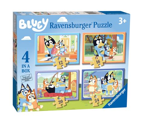 Bluey 4 In A Box Puzzles Bluey Official Website
