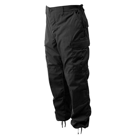 Pants Us Made Bdu Cotton Rs Black Size Xll