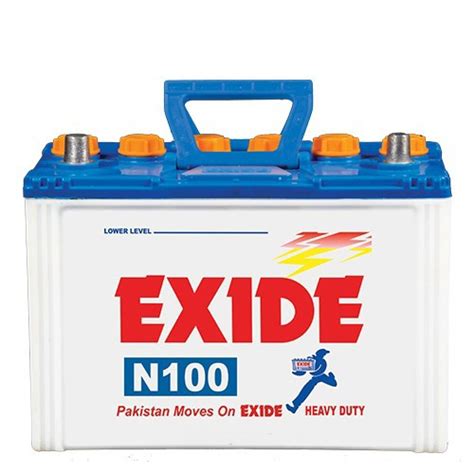 Exide N100 Lead Acid Battery 11 Plates 70 Ah Price In Pakistan
