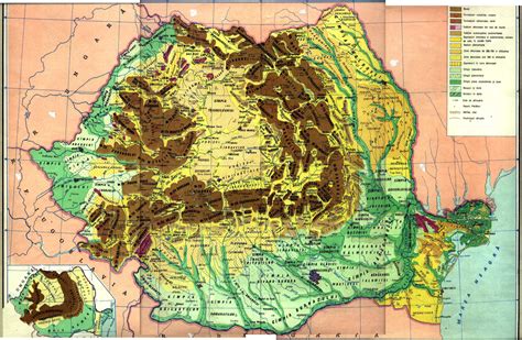 Harta geologica.آ studiu geotehnic halda deseuri ecologica. GEOGRAFILIA: Hărți relief România