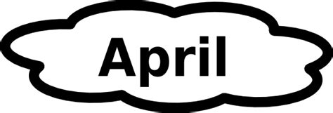 April Calendar Sign Clip Art At Vector Clip Art Online
