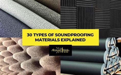 30 Types Of Soundproofing Materials Explained In 2021 Soundproofing
