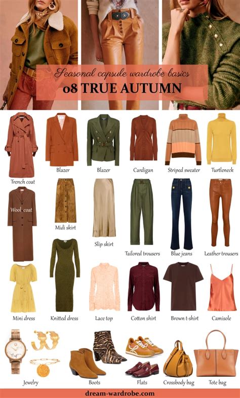 Warm True Autumn Color Palette And Wardrobe Guide Dream Wardrobe Warm Fall Outfits Autumn