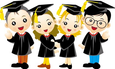 Graduation Ceremony Cartoon People Graduation Season Png Download