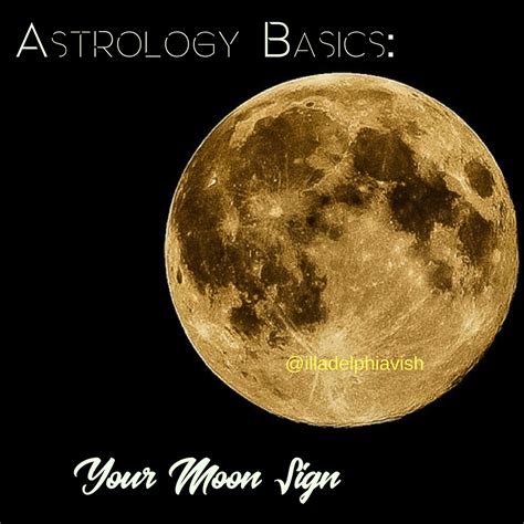 Astrology Basics Your Moon Sign