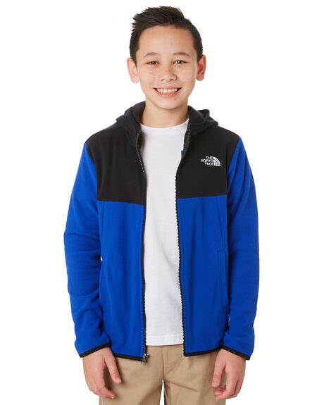 The North Face Boys Glacier Full Zip Hoodie Tnf Blue Surfstitch