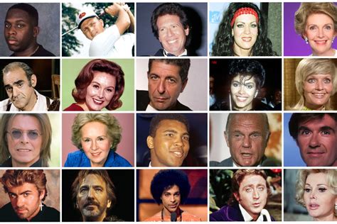 Celebrity Deaths In 2016 In Memoriam Of The Famous Figures Who Died This Year Nbc News