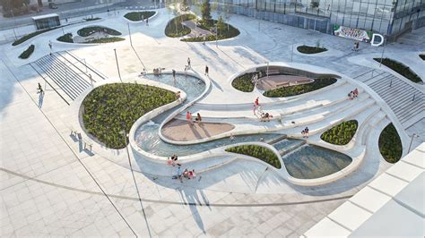 V Plaza Urban Development 3deluxe Architecture Landscape