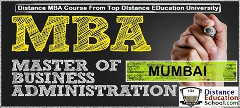 Mba Distance Education Course In Mumbai