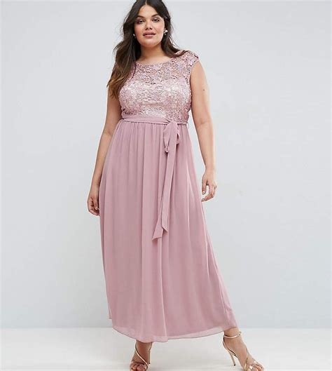 Little Mistress Plus Lace Bodice Maxi Dress With Tulle Skirt Jennifer Lawrence S Pink