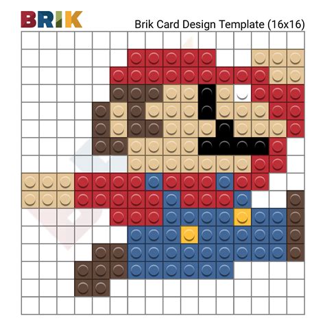 Super Mario Bros Pixel Art Grid Reverasite