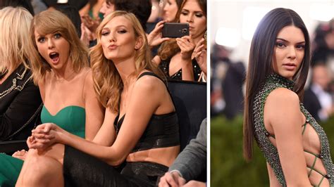 Fans Think Karlie Kloss Shaded Taylor Swift By Taking A Photo With Kendall Jenner Teen Vogue