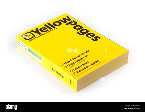 Yellow Pages Phone Directory Book Stock Photo 23483781 Alamy