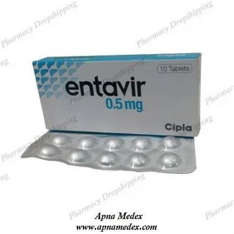 Entavir 05mg Tablet At Rs 800strip Entecavir Tablet Id 23430414588