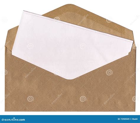 Envelope Blank Letter Stock Image Image Of Comment 7290949