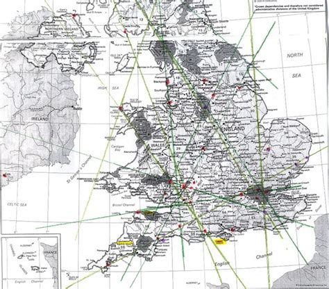 Ley Lines Map Of Britain Unexplained Mysteries