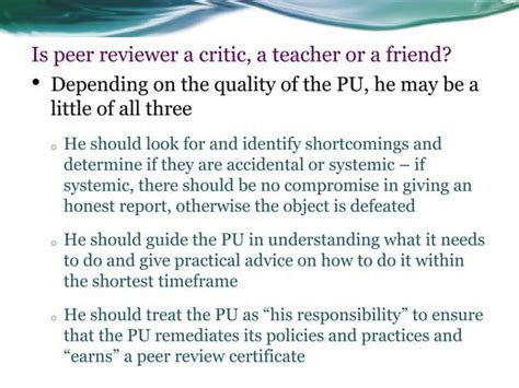 Icai Peer Review Compliance With Framework Of Quality Control