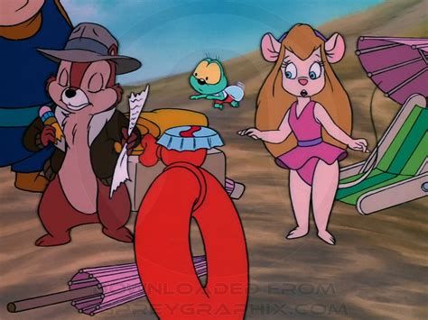 Chip N Dale Rescue Rangers Gadgets Swimsuit Page 1