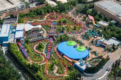 Operational Toy Story Land Aerial Views Photo 1 Of 8