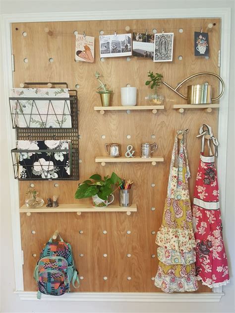 Update And Organize Your Home With A Custom Giant Pegboard Pegboards