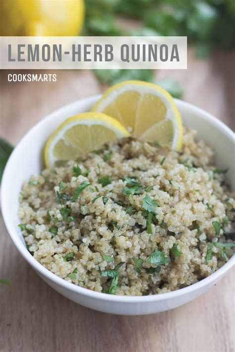 Lemon Herb Quinoa Cook Smarts Recipe