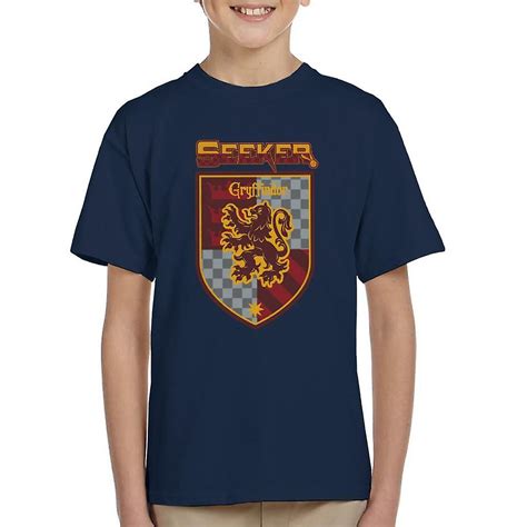 新入荷 Harry Potter Quidditch Seeker Team Gryffindor Kids T Shirt