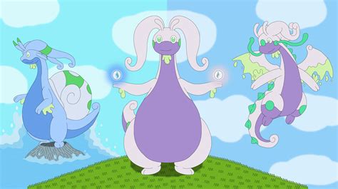 Goodra's Mega Evolutions by MCsaurus on DeviantArt