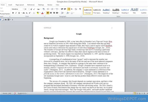 This is perfectly fine for most users as it keeps the document looking more compact and legible. Google | Essay words, Essay questions, Types of essay