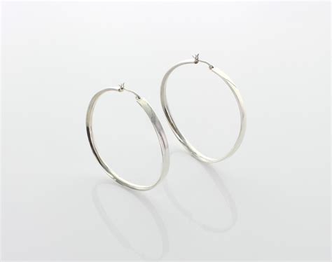 925 Sterling Silver Hoops Best Of Everything Online Shopping