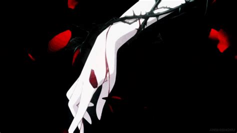 Black And Red Aesthetic Pfp Anime Painting Deku Anime Glass Painting