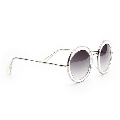 Baylor Oversized Thick Round Sunglasses Cosmiceyewear