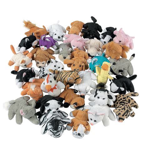 Mini Stuffed Animal Assortment Oriental Trading Plush Animals