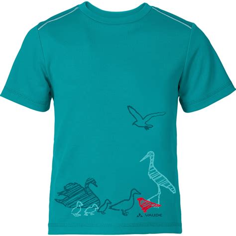 Mooi kinder uv shirt amaranth met chinese kraag van het merk petit crabe. Kinder T-Shirt WaKi mit UV-Schutz, VAUDE | myToys