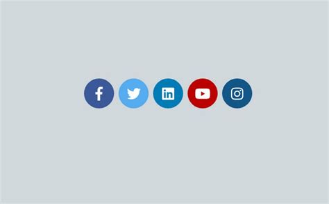 45 Free Html Css Social Media Buttons And Icons 2021 Templatefor