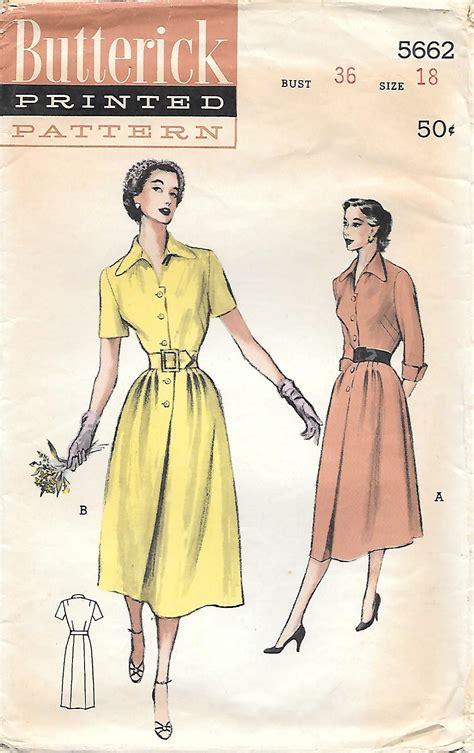 Butterick 5662 A Vintage Sewing Patterns Fandom
