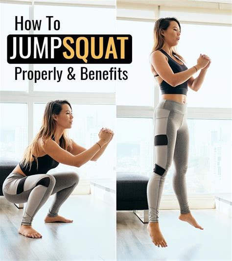 Jump Squats Are The Power Packed Hiit Version Of Squats They Are Also