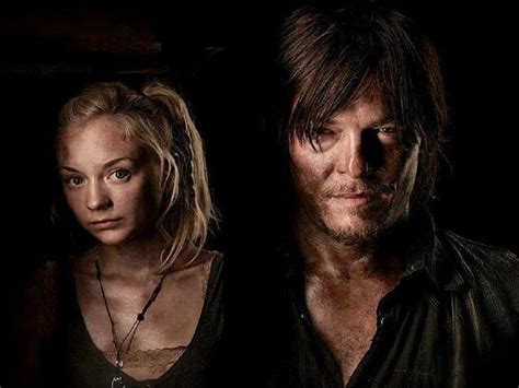 1920x1080px 1080p Free Download Beth And Daryl Entertainment Emily Kinney Norman Reedus Tv