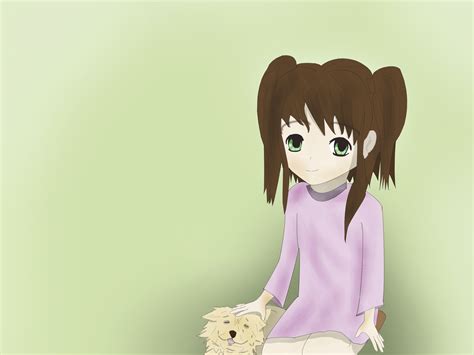 Which one do you like best? Anime girl with a dog by Nexen4 on DeviantArt