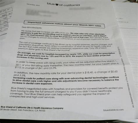 How do kaiser and blue cross blue shield compare? Ben Krasnow: Blue Shield of California rate hikes in 2011 (clueless and/or greedy)