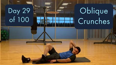 How To Do Oblique Crunches Core Sculpting Workout Youtube