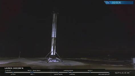 Spacex Launch Falcon 9 Rocket Launch And Landing Successful In First