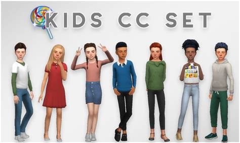 Kids Cc Set Margosims On Patreon Sims 4 Cc Kids Clothing Sims 4