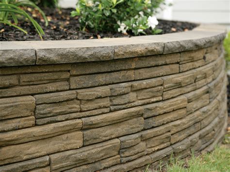 Natural Impressions Flagstone Concrete Retaining Wall Blocks