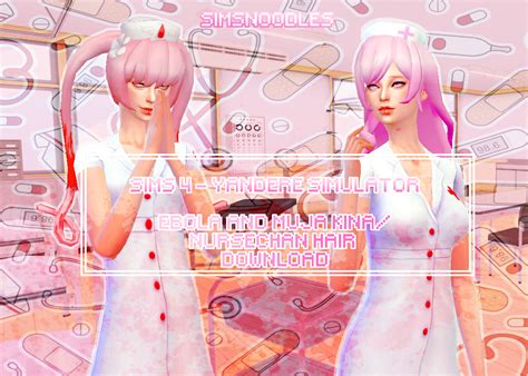 Sims 4 Muja Kina Nurse Chan Ebola Chan Hair Download Simsnoodles