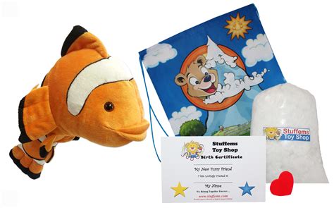 Make Your Own Stuffed Animal Smile The Clown Fish 16 No