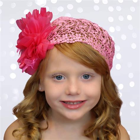 Crochet Lace Head Wrap Flower Headband Hair Accessory Chicky Chicky